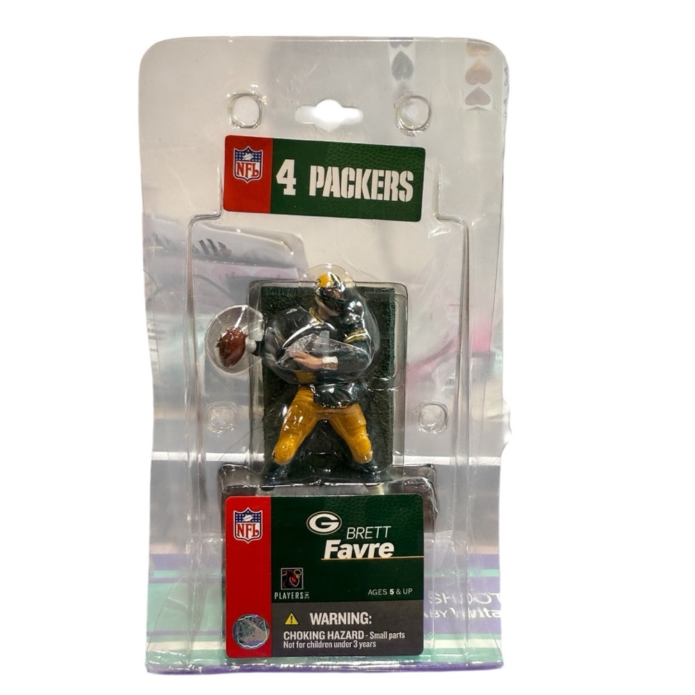 2004 McFarlane NFL Sports Series 9 Mini Brett Favre Green Bay Packers Figure NWT